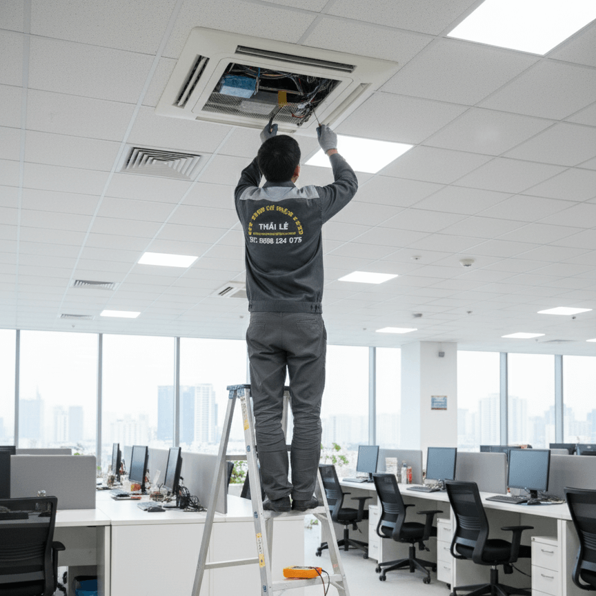 Sửa chữa máy lạnh tại nhà 17 Sửa máy lạnh tại nhà