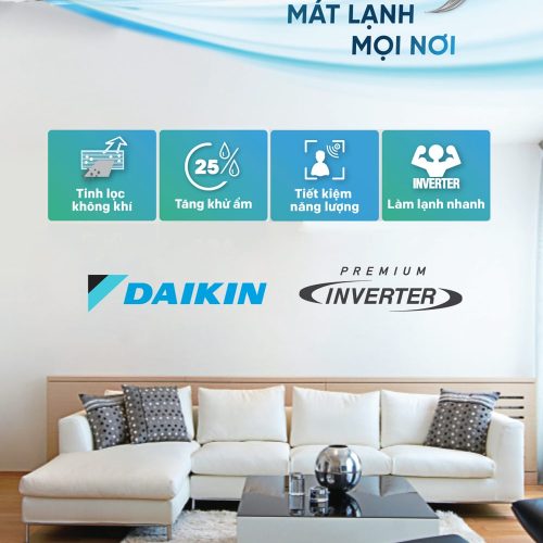 Máy lạnh Daikin FTKC35UAVMV (1.5Hp) Inverter 10 may lanh daikin ftkc25uavmv 1 0hp inverter 1