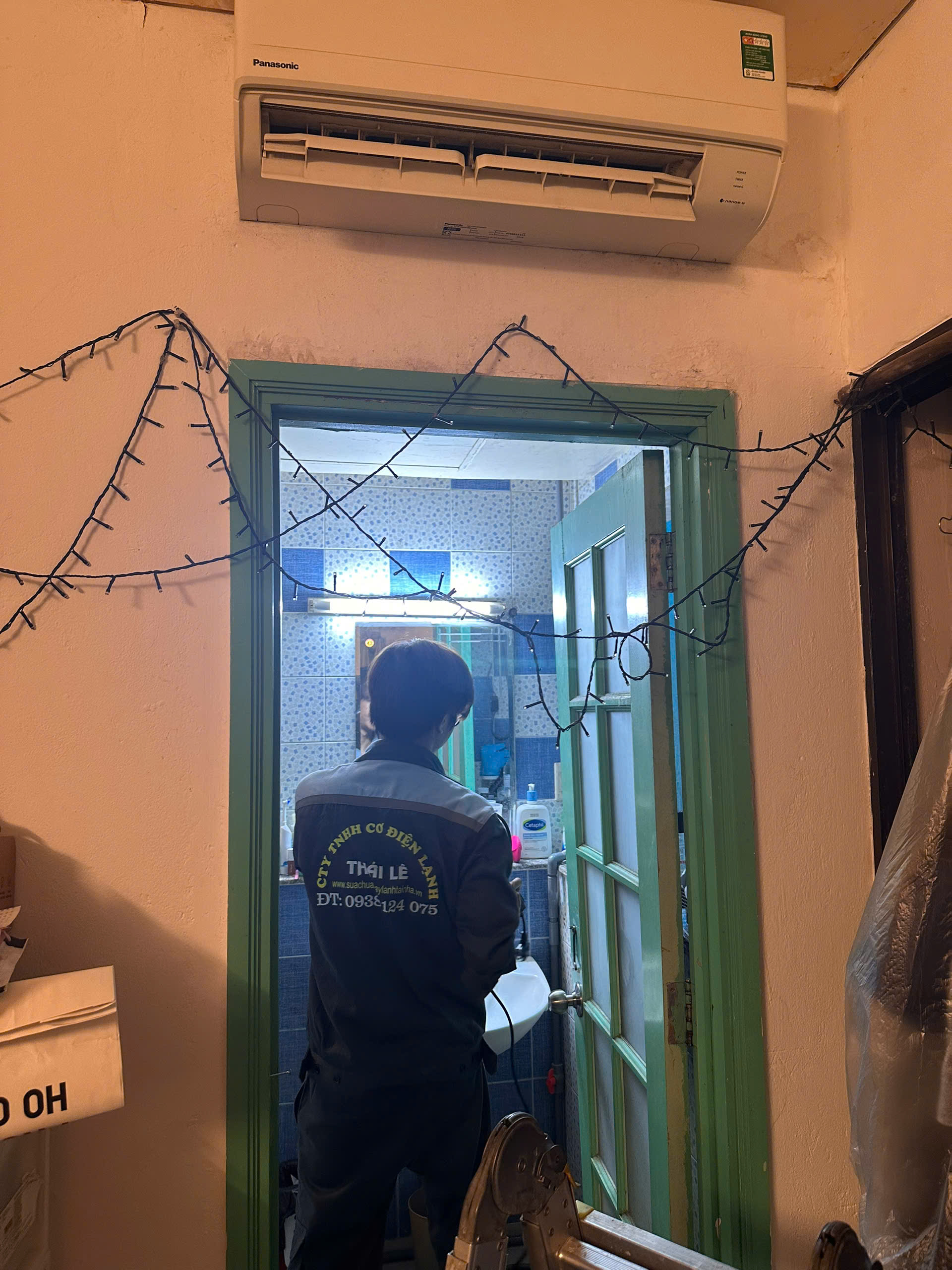 Sửa chữa máy lạnh tại nhà 20 Nhà chị Nga